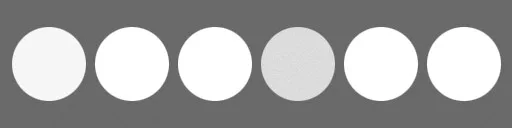 Luminance values of hues