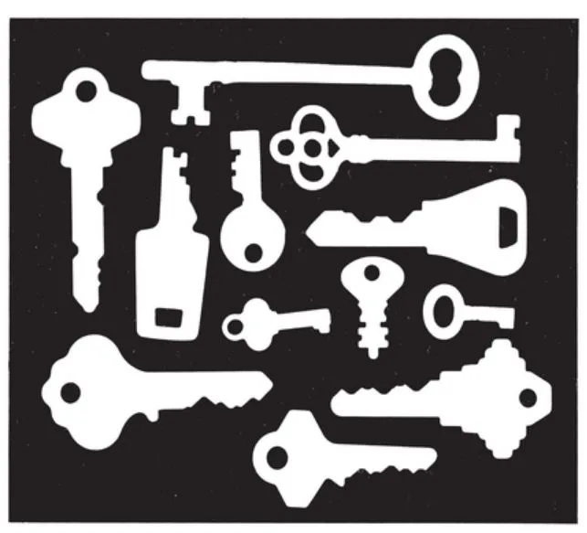 Keys illustrating Notan rhythm