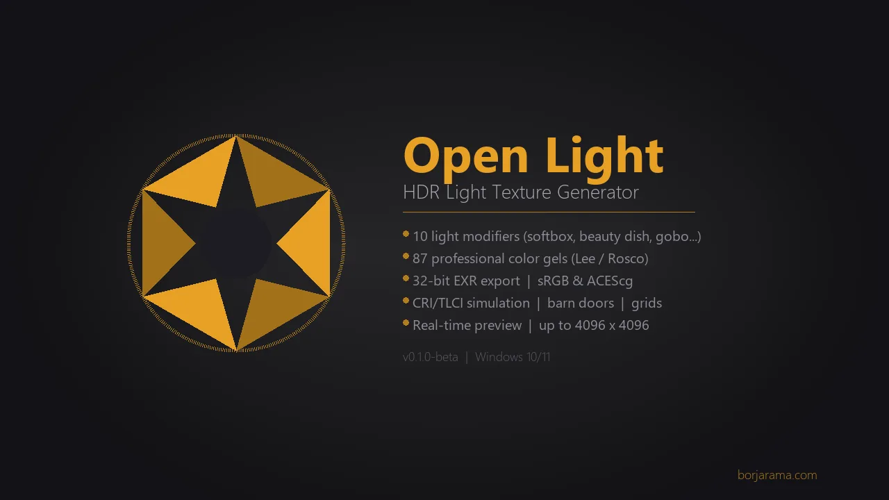 Open Light — HDR Light Texture Generator